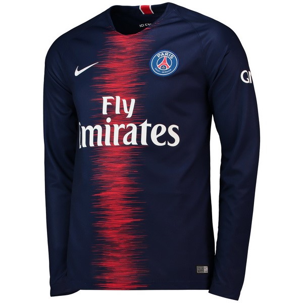 Maillot Football Paris Saint Germain Domicile ML 2018-19 Bleu